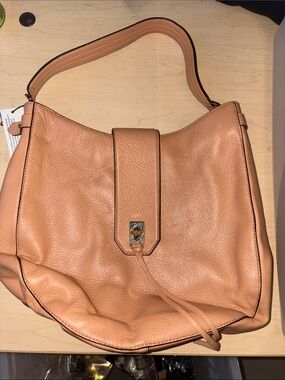 Rebecca Minkoff Darren Hobo Pebbled Leather Shoulder Bag